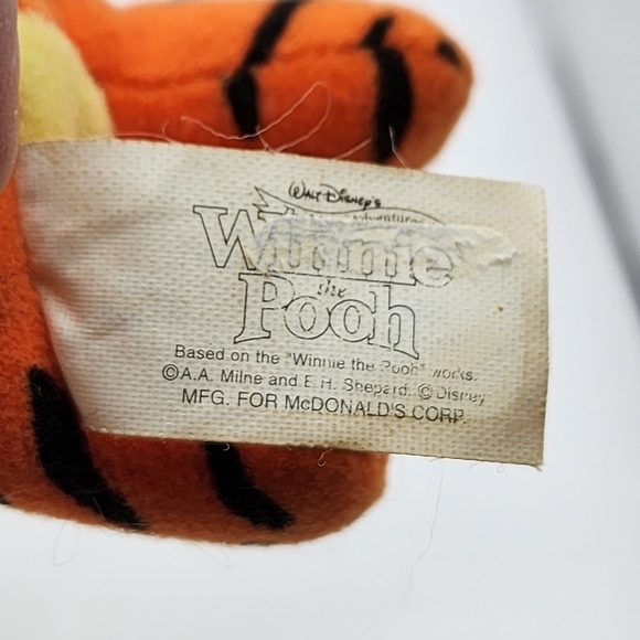 Pooh Tigger Piglet Plush Lot Stuffed 5-6" Vintage - Picture 9 of 9